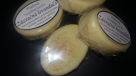 Maslová masážna kocka rozne druhy,