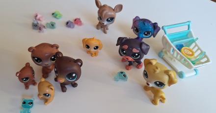 Little pet shop medvedia a psia rodinka,