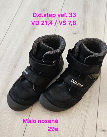 Zimné topánky, d.d.step,33