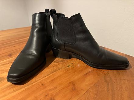 Kožené členkové čižmy, clarks,38