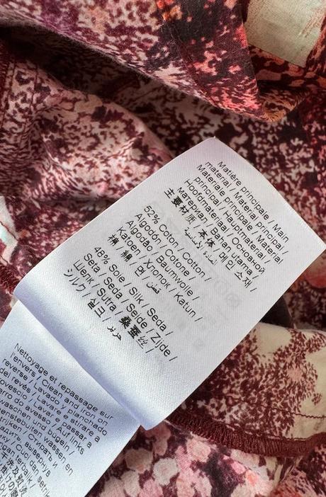 Kenzo hodvábne košelové šaty, s