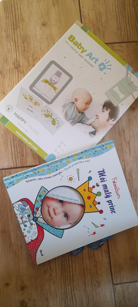 Kniha pre bábätko+set na otlačky, 