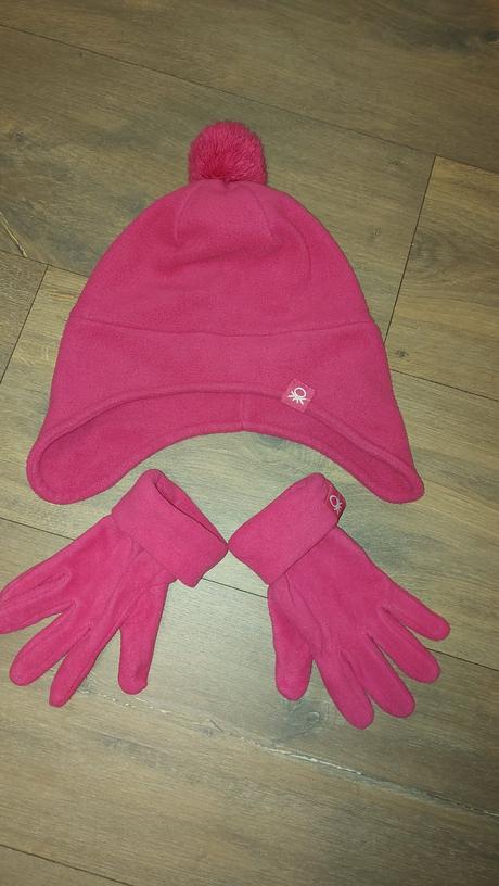 Ciapka+rukavice benetton, benetton,122