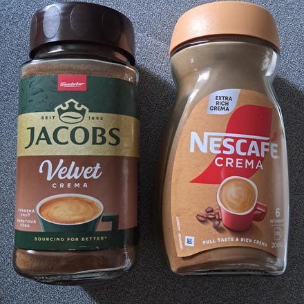 Káva jacobs a nescafe,