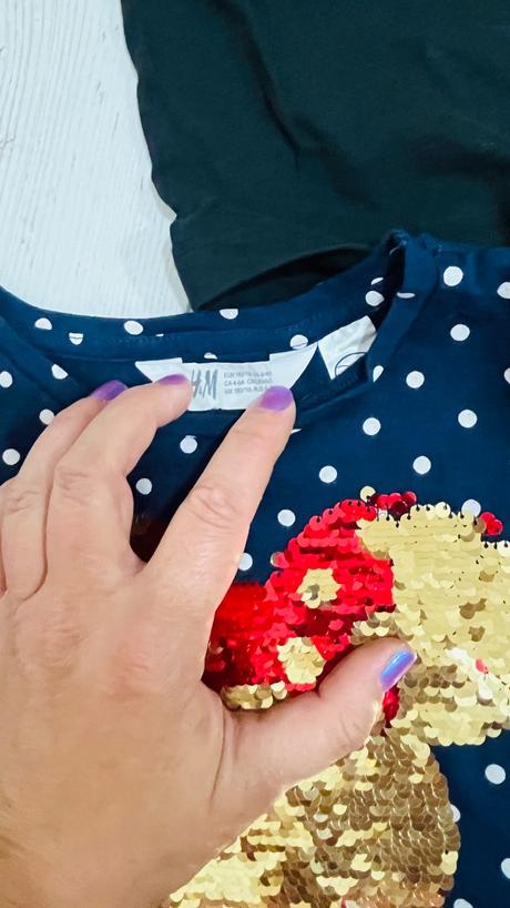 Tričko s krátkym rukavom 110/116 4ks, h&m,110