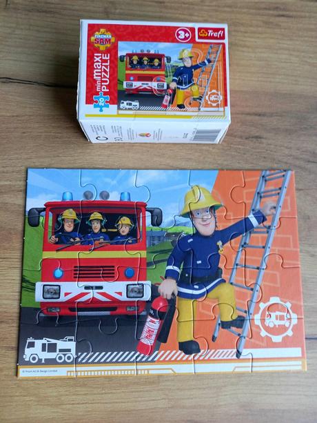 Puzzle požiarnik sam mini - 20 dielikov, 