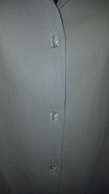 Bledomodrý blúzkový top, m