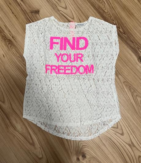 Čipkované tričko, terranova,s