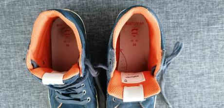 Topánky detské kožené, zn. elefanten, elefanten,34