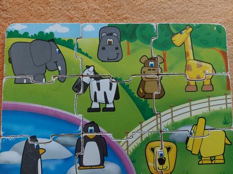 Detské drevené puzzle, 