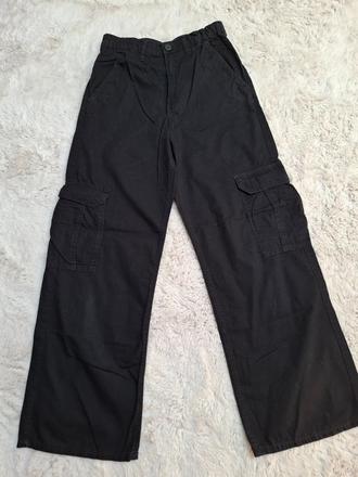 Čierne nohavice, h&m,158