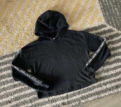 Zateplená crop mikinka 146/152, c&a,146