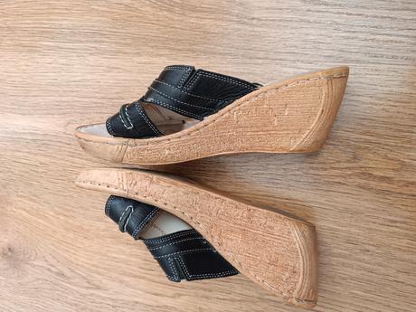 Šlapky kožené, 39