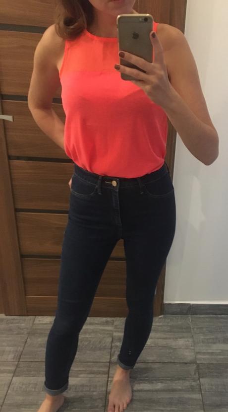 Top bez rukávov, h&m,xs