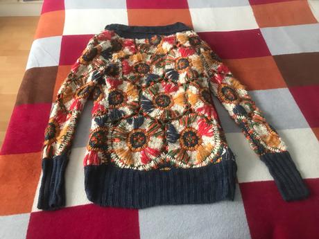 Svetrik upletovy, krasny, vel. m, zn. desigual, desigual,m