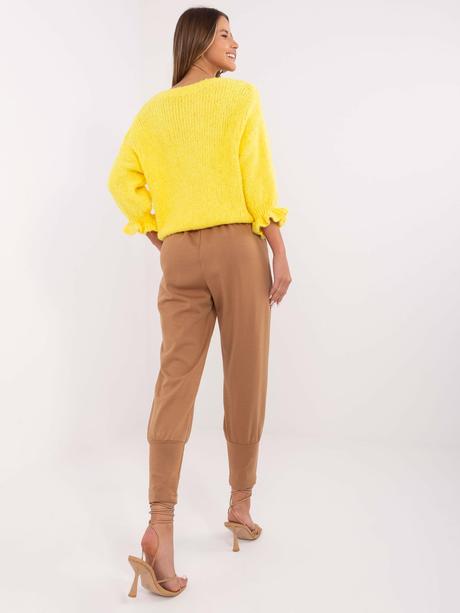 Dámske nohavice s opaskom ivet,