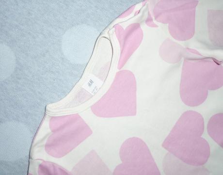 Srdiečkové body na 3 až 4 roky, h&m,104