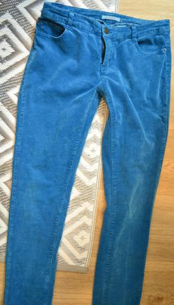 Elastické skinny menčestráky xs/m, camaieu,m