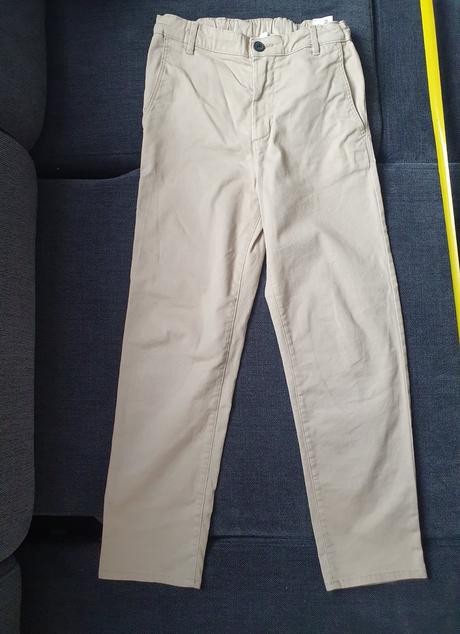 Ľahké plátené nohavice, h&m,146