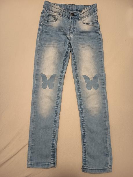 Elastické dzinsy 128, 128