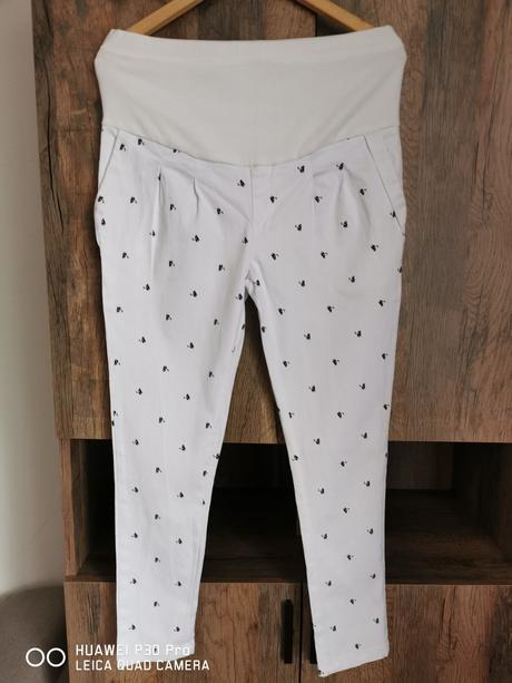 Dámske tehotenské nohavice, l