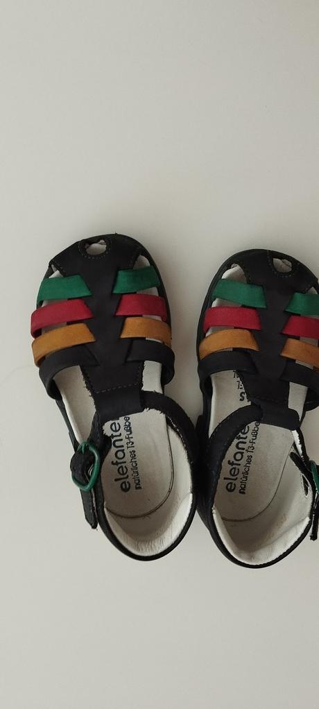 Detské celokožené sandálky, elefanten,20