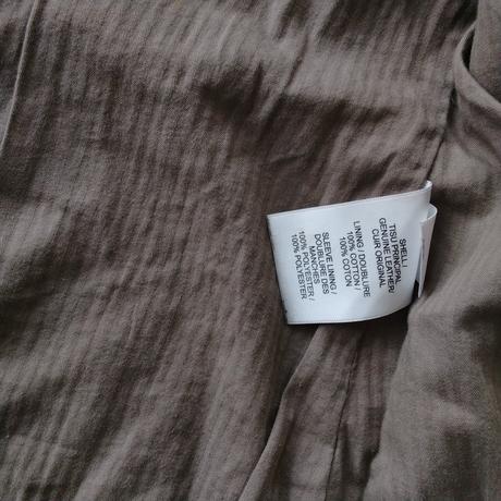Superdry grey genuine leather jacket m vintage, superdry,m