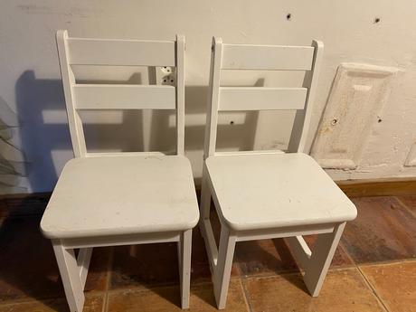 Detské drevené stoličky, 