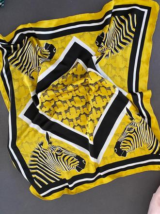 Zlta šatka so zebrami, orsay,l