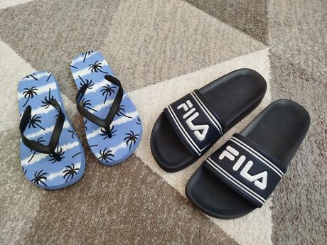 Pohodlné šľapky fila + žabky grátis, fila,33