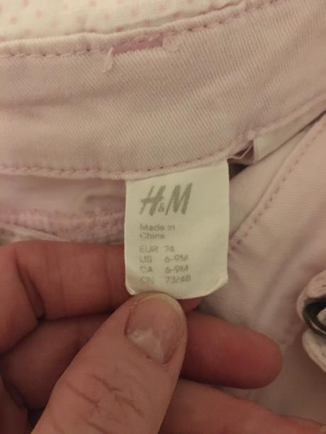 Kraťasy na traky, h&m,74