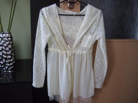 Čipkový kardigán, s