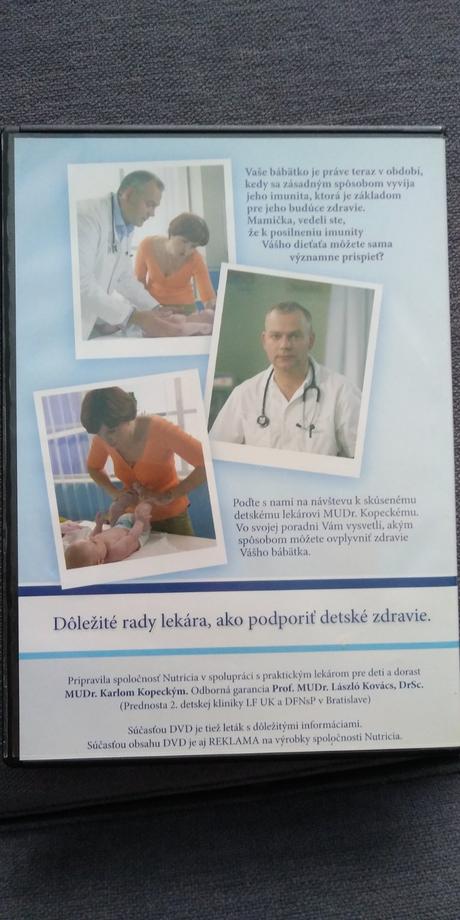 Dvd starostlivosť o bábätko,