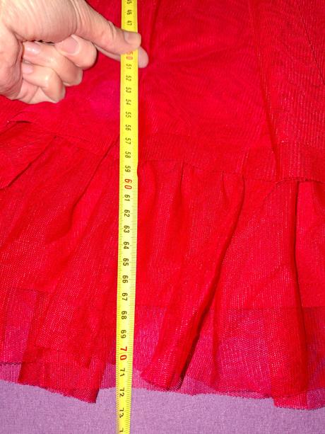 Cervene saty lindex 110/116, lindex,110