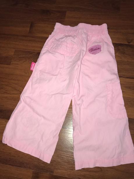 3 ružové nohavice, barbie,86