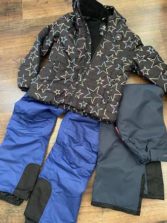 Bunda spolu s oteplovačkami a nohavicami grátis, 152