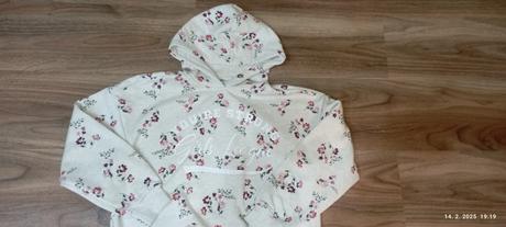 Kvietkovaná mikina 146/152, 146