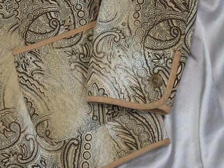 Luxusná vzorovaná bunda, 38