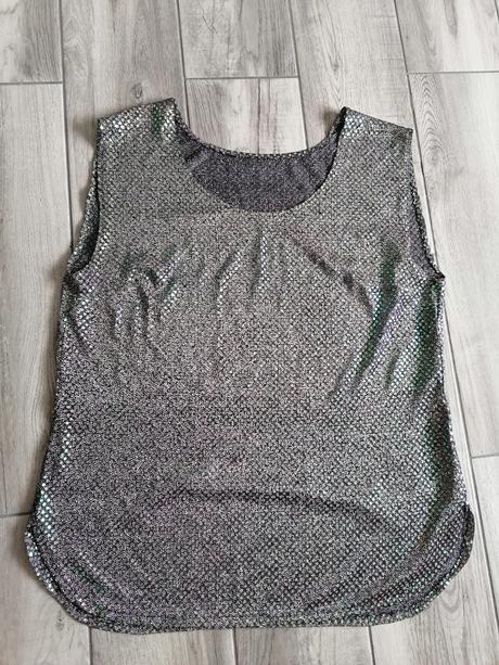 Dámska blúzka s trblietkami - 46, xl