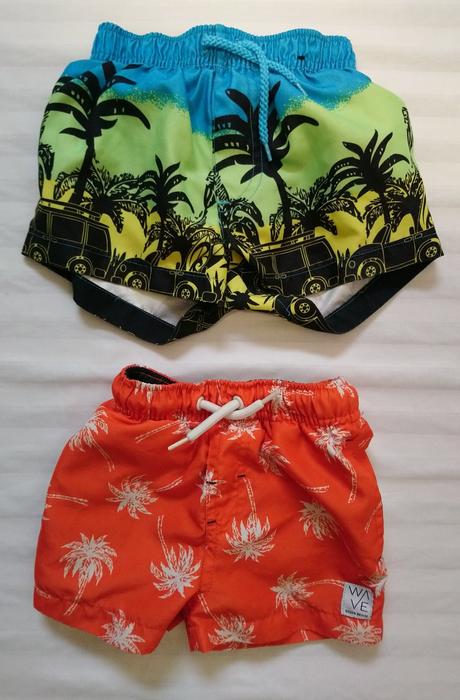 2 ks chlapčenských farebných kraťasov, 9-12 mesiac, george,80