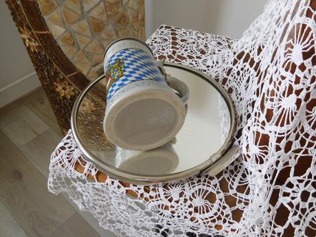 Korbel bayern s cínovým víkom, top top stav,, 