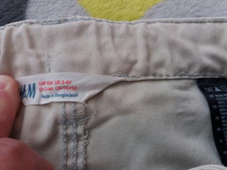 Trištvrťové nohavice, h&m,110