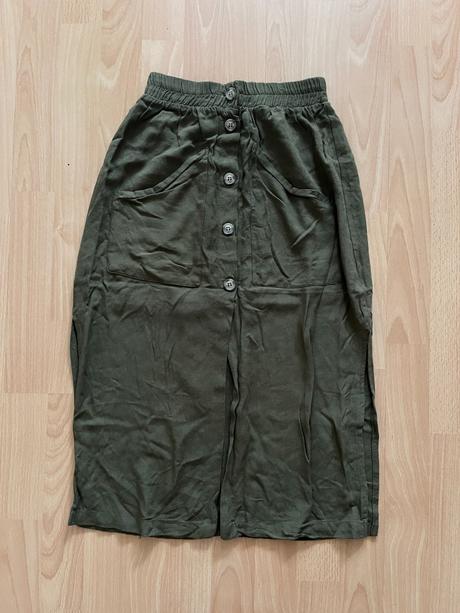 Tmavozelená sukňa pull&bear s, pull&bear,s