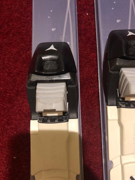 Bezky pre deti vel 125 cm, atomic