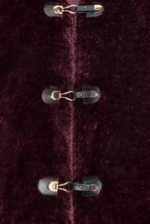 Bordový kožúšok zara v. xs/s, zara,xs