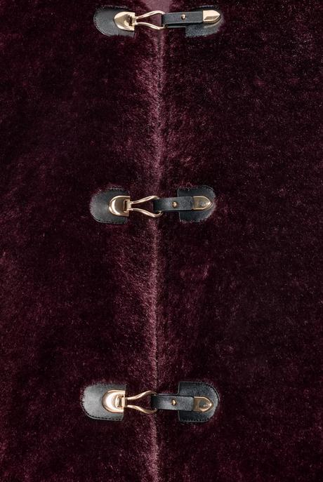 Bordový kožúšok zara v. xs/s, zara,xs