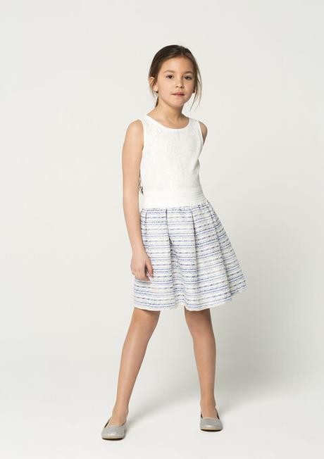 Dievčenské elegantné šaty (122-128), 122