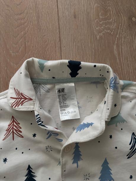 Pyžamo vianočné h&m 134/140, h&m,134