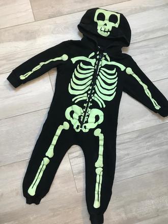 Teplákový overal kostlivec, george,104