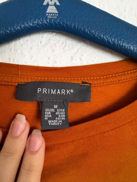 Tričko s dlhým rukávom, primark,m